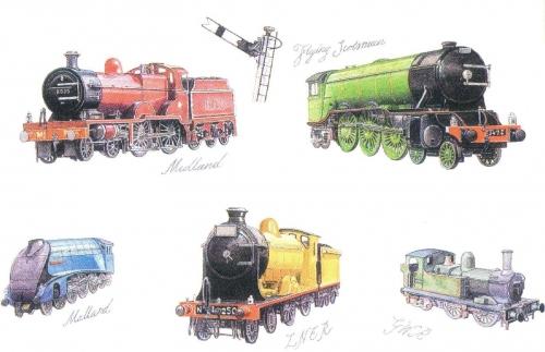 Rectangular Fridge Magnet - Age of Steam