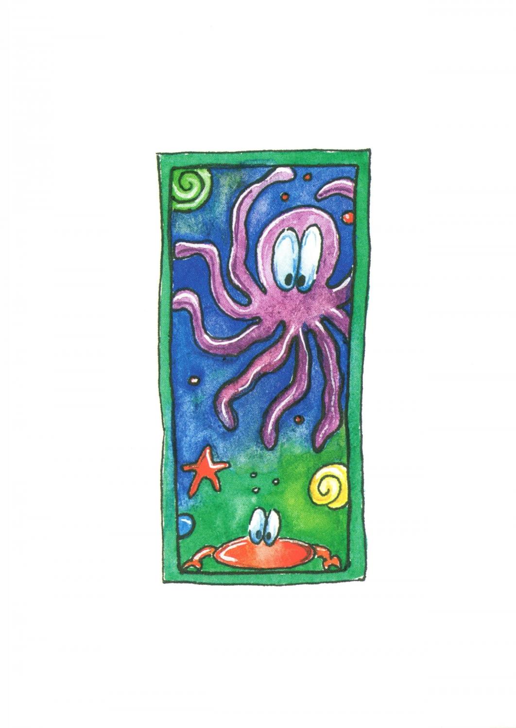 A6 Card - Octopus