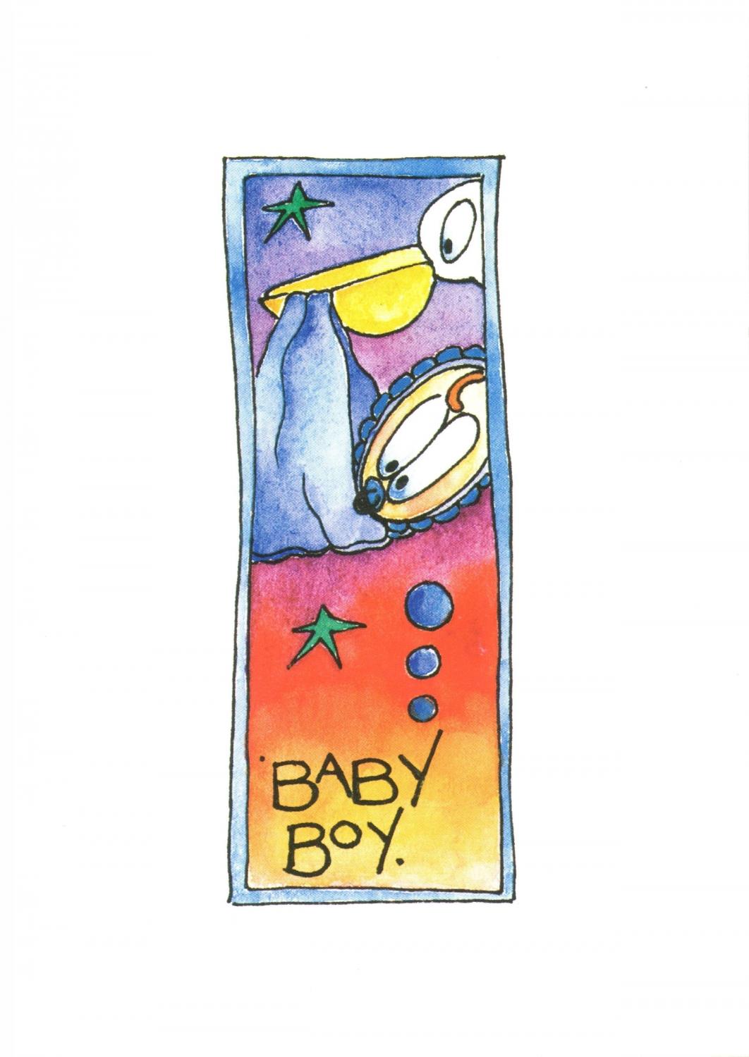 A6 Card - Baby Boy