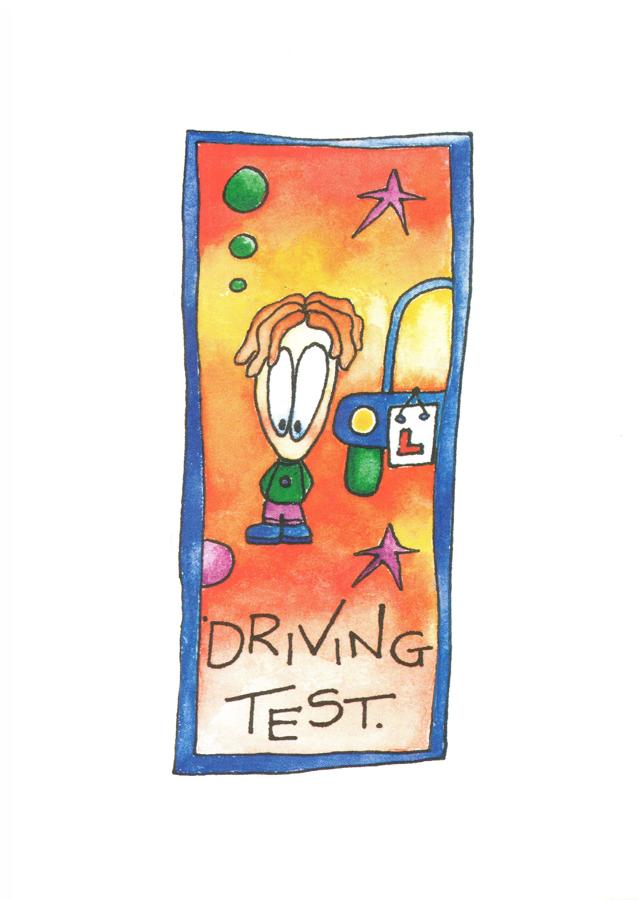 A6 Card - Driving Test