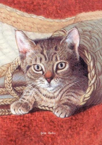 Rectangular Keyring - Basket of Mischief