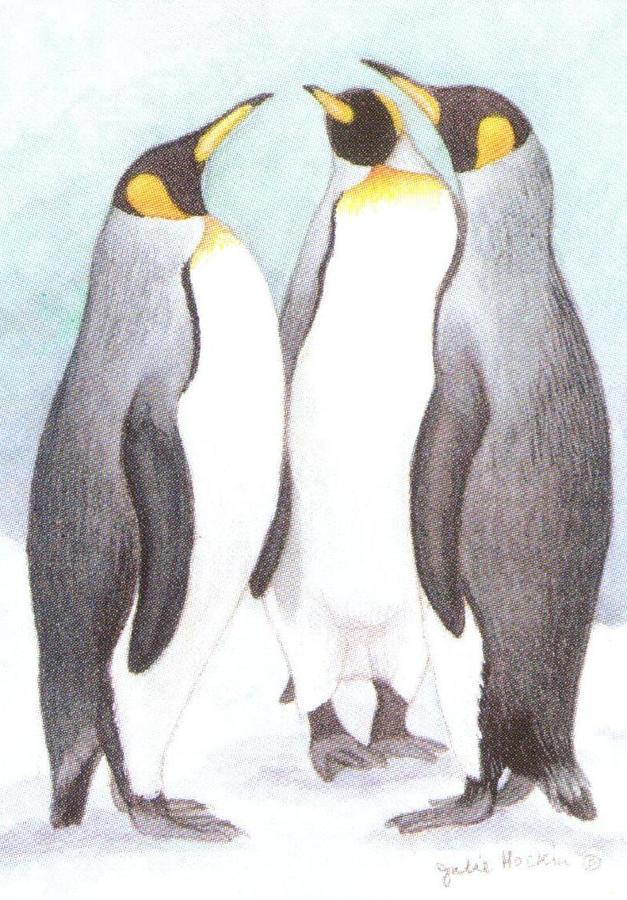 Rectangular Keyring - Penguins