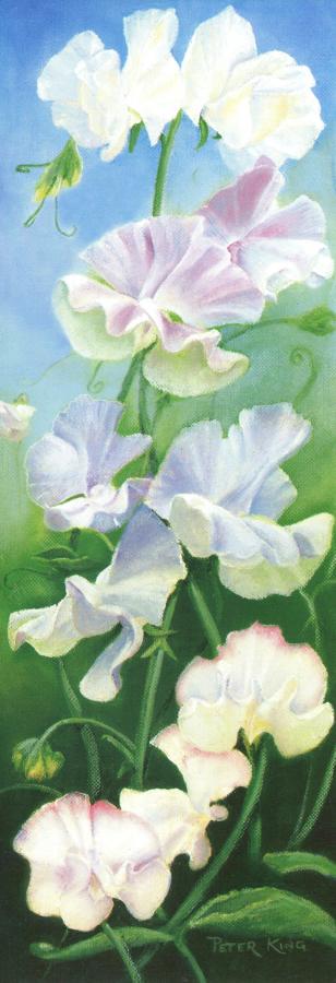 Bookmark - Sweet Peas