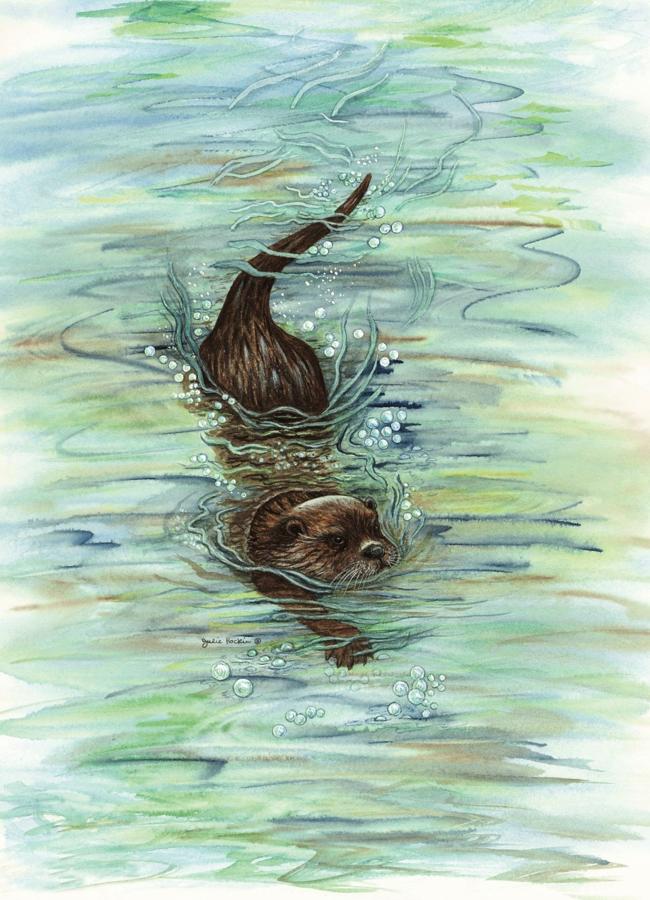 Glass Work Top Saver - Otter