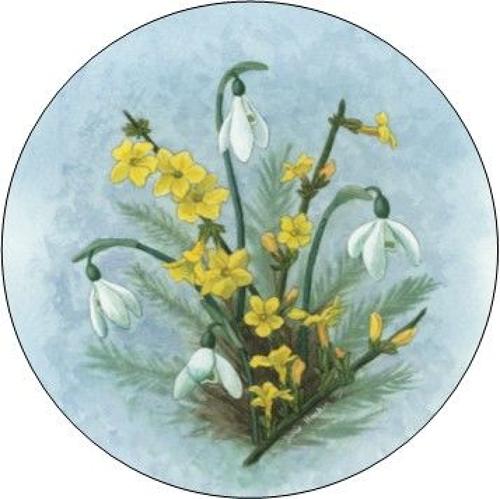 Compact Pocket Mirror - Snowdrop & Jasmine