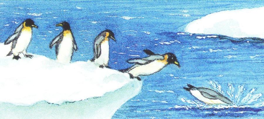 Magnetic Letter Opener - Penguins