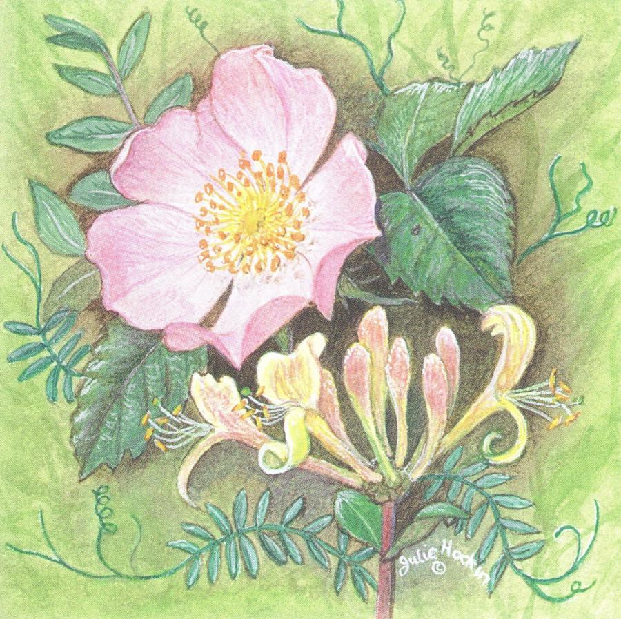 Small Magnetic Fridge Pad - Wild Rose