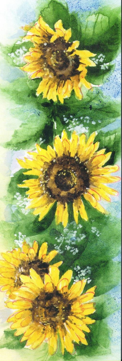 Narrow Card - Sunflowers