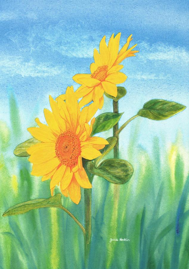 Card - Sunflowers